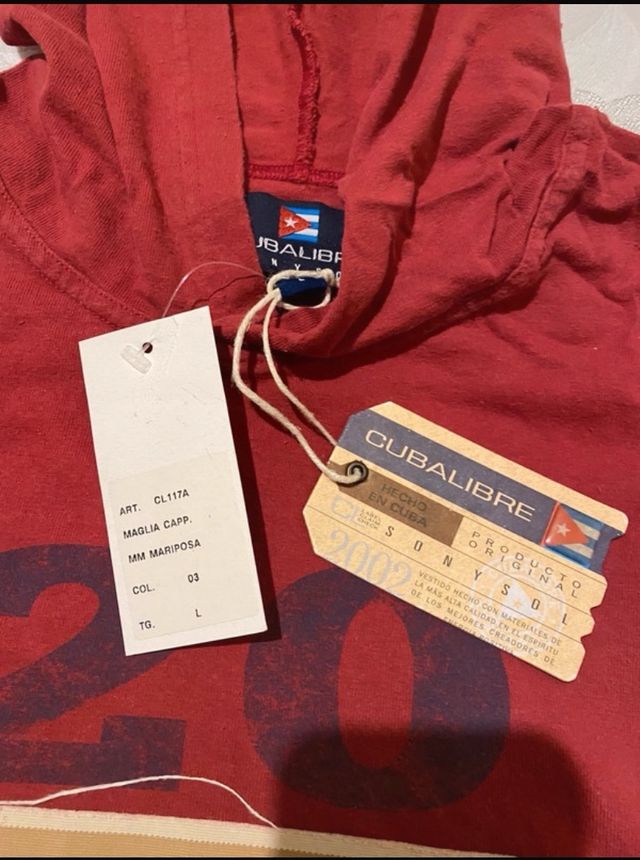 t-shirt manica corta Cuba libre nuova