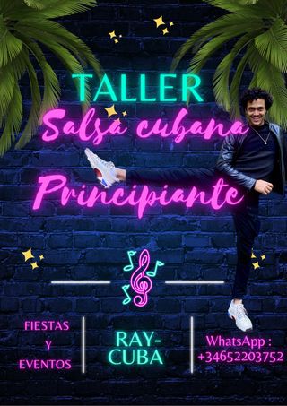 Realizador de talleres de Salsa en eventos.