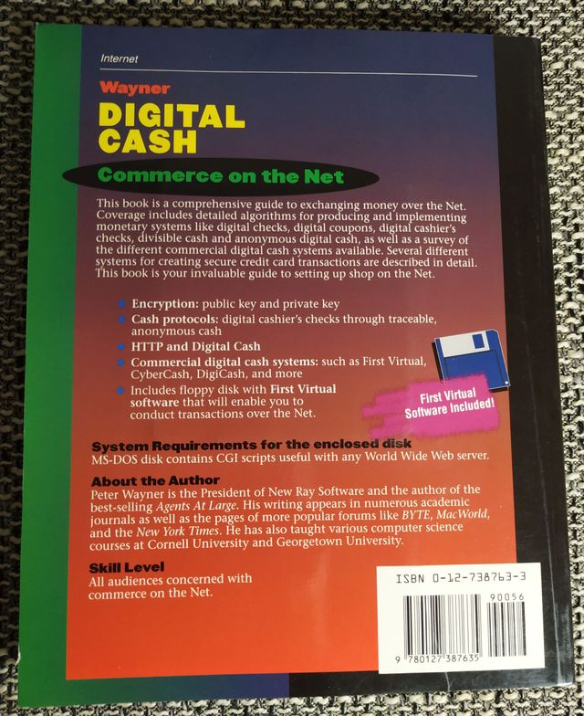 Digital Cash by Peter Wayner
