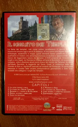 Film DVD "Il segreto dei Templari"