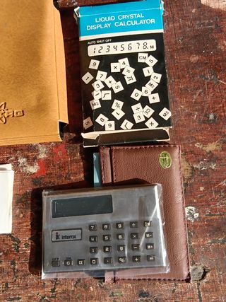 Calculadoras vintage