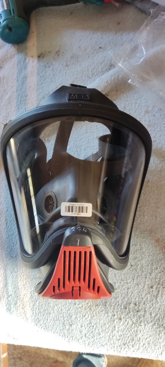 Máscaras pulpo MSA + pulmos presión positiva