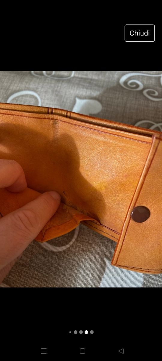 Portafoglio in pelle