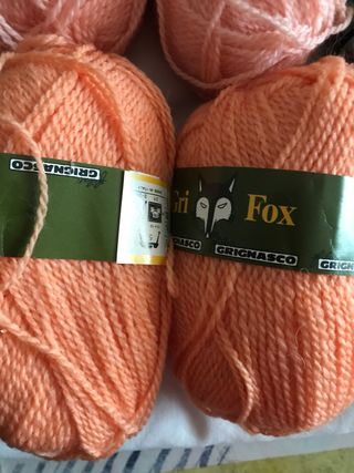 Lana albicocca pesca corallo e turchese