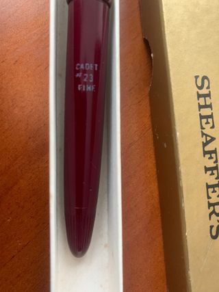 Pluma estilográfica SHEAFFER Vintage CADET 23 FINE