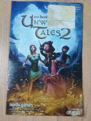 the book of Unwritten tales 2 wii u Pal esp