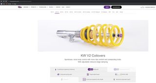 Suspensión KW cuerpo roscado VW Polo 6N - V2