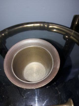 Almirez de bronce antiguo