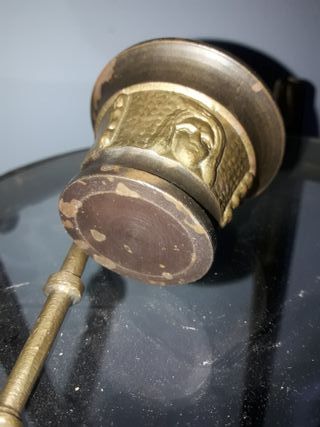 Almirez de bronce antiguo