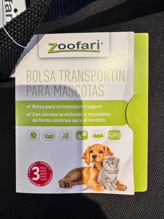 Maleta transportadora animales