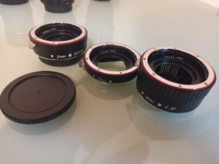 Tubos extensión Canon