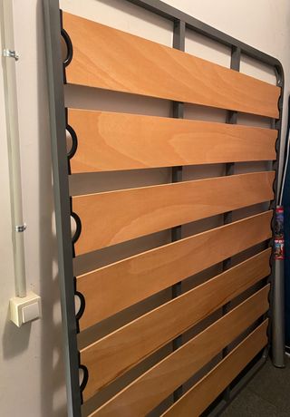 somier de lamas de madera 1,50 por 1.90