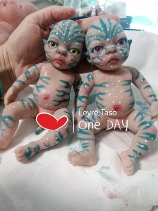 Avatar de silicona platino