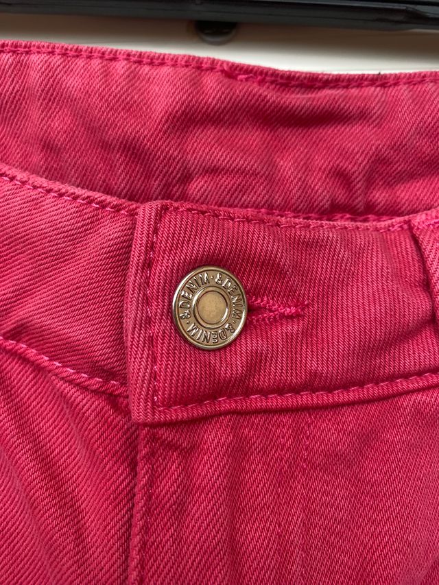 Bermuda di jeans rosa taglia xxs xs eur 36