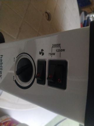 Radiador eléctrico con ventilador