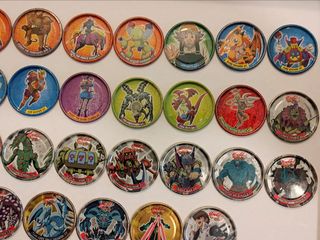 Colección 29 tazos metálicos Yu-Gi-Oh