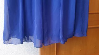 Vestido fiesta azul talla 38