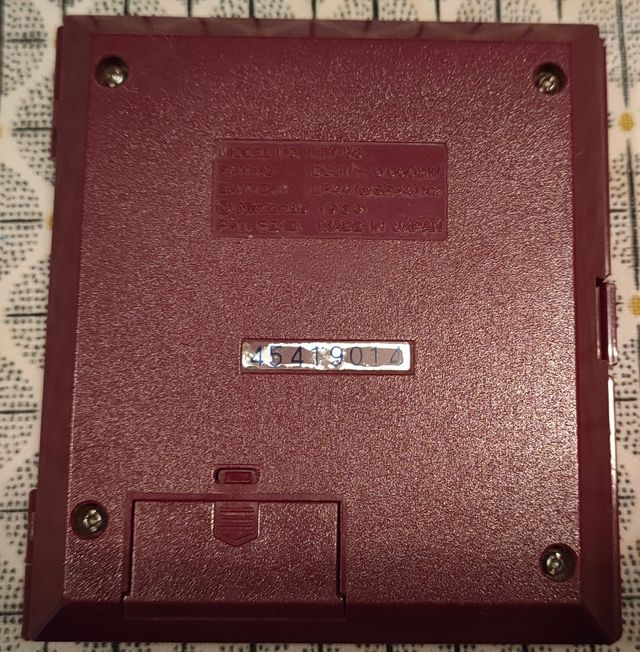 NINTENDO GAME& WATCH. MARIO BROS.