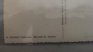 Postales Gandía unas antiguas otras años 60 y 50 .
