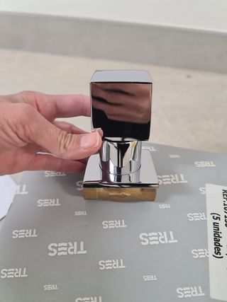 llave de paso, marca tres, 4 unidades