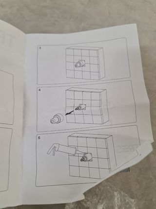 llave de paso, marca tres, 4 unidades