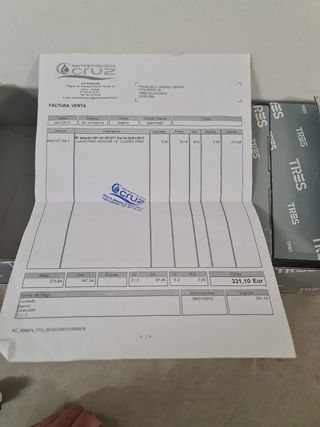 llave de paso, marca tres, 4 unidades