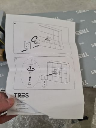 llave de paso, marca tres, 4 unidades