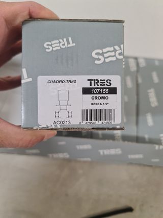 llave de paso, marca tres, 4 unidades