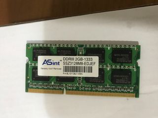 Ram 2 GB DDR3 PC3-10600 ASint 128M8-EDJED 1333Mhz