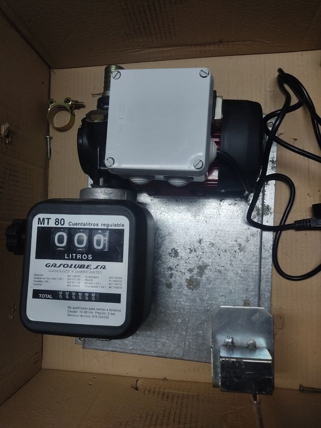 Contador motor manguera y soporte