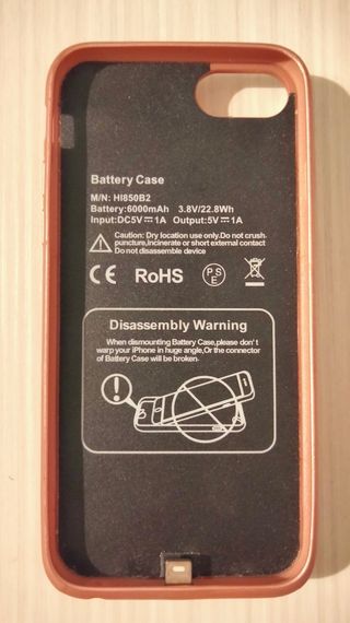 Custodia con batteria iPossible per iPhone 8