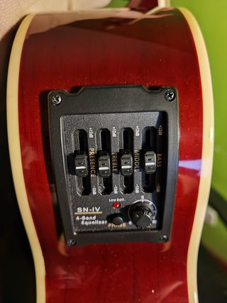 guitarra electro-acústica stagg sw206ce-tr