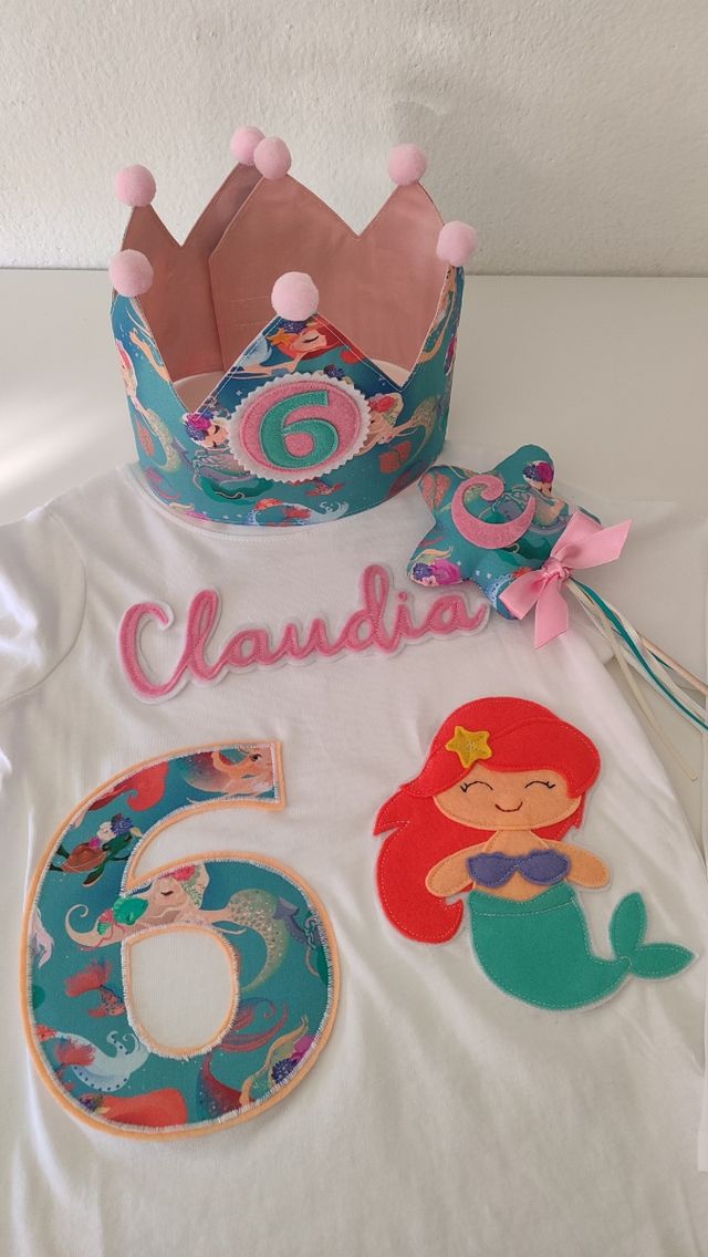 Conjunto de cumpleaños "La Sirenita"