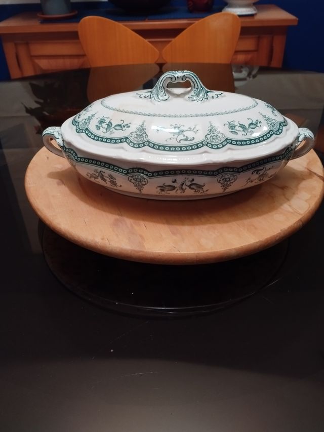 Sopera inglesa porcelana fina