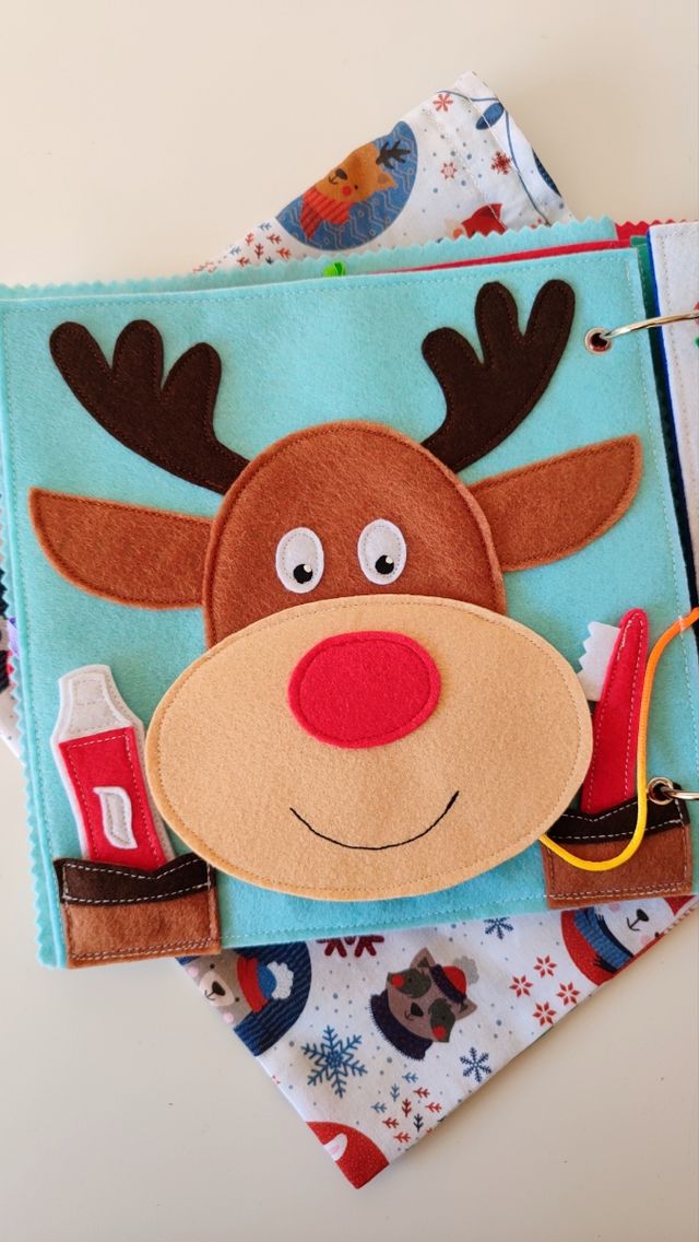 Libro sensorial de Navidad