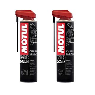 2 Spray limpiar y desengrasar cadenas MOTUL C1