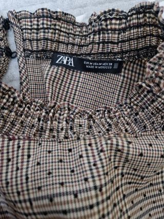 Vestido estampado Zara