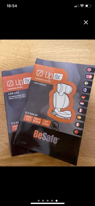 Silla coche Be-safe, grupo 2-3