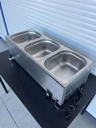 Baño María 3 Cubas con Grifo 1/2. OFERTA