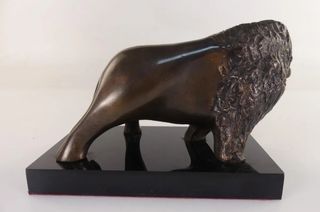 Figura BUFALO BRONCE Firmada y Numerada