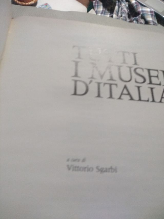 Libro tutti i musei d'Italia 