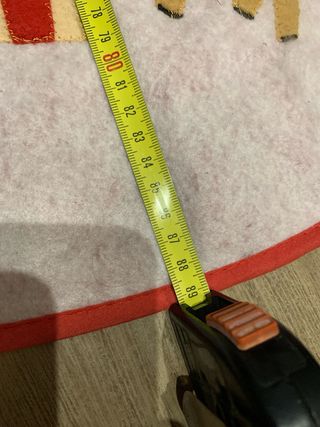 Cubre pie arbol de Navidad