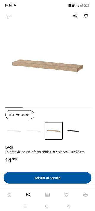 estante de pared 
