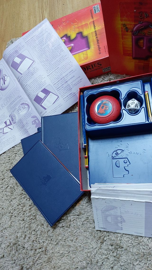 Scattergories y otros juegos de mesa