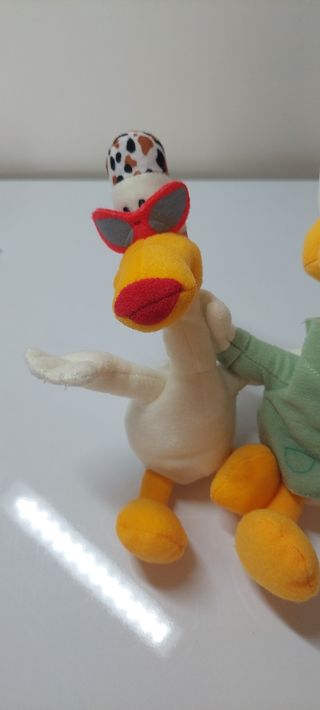 Casal de patos peluche