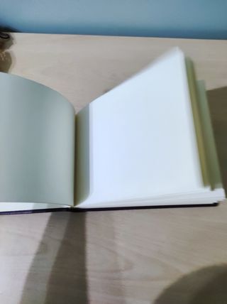 Portafoto album con decorazione argento