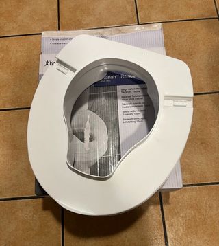 Asiento elevador para inodoro adultos NUEVO!