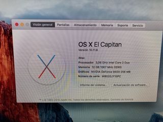 IMAC 21,5 INTEL CORE2 DUO