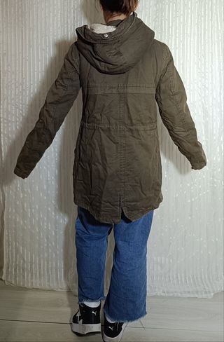 Chaquetón verde caqui