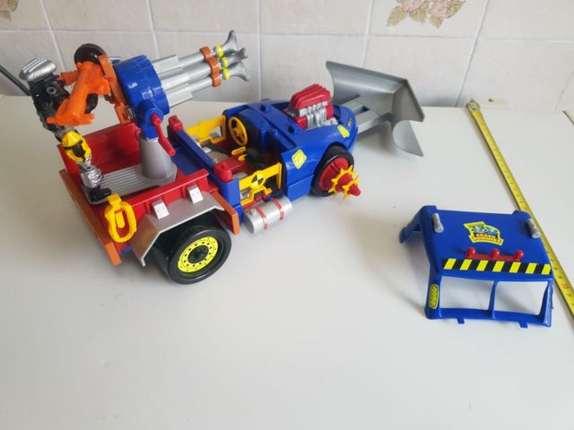 Voiture Crash Dummies Junkbots Wrecker Torpedo Vintage TYCO C-3 no M.A.S.K MOTU